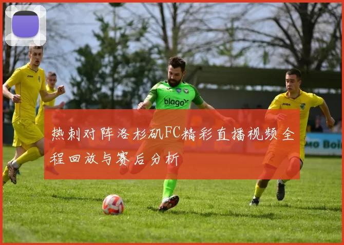 热刺对阵洛杉矶FC精彩直播视频全程回放与赛后分析