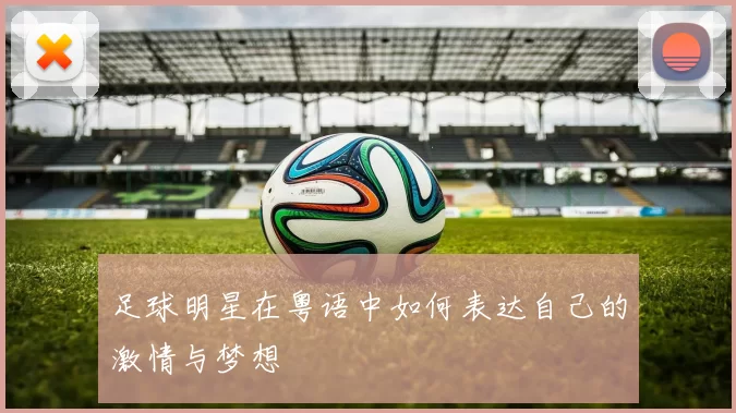 足球明星在粤语中如何表达自己的激情与梦想